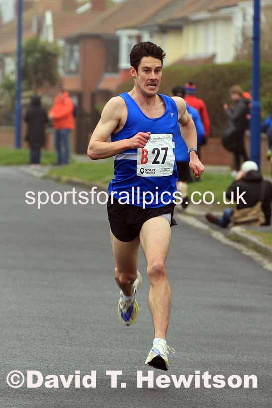 Senior mens 12 Stage 2023 Northern Mens 12 stage and Womens 6 Stage Relays and Young Athletes, Redcar. Photo: David T. Hewitson/Sports for All Pics